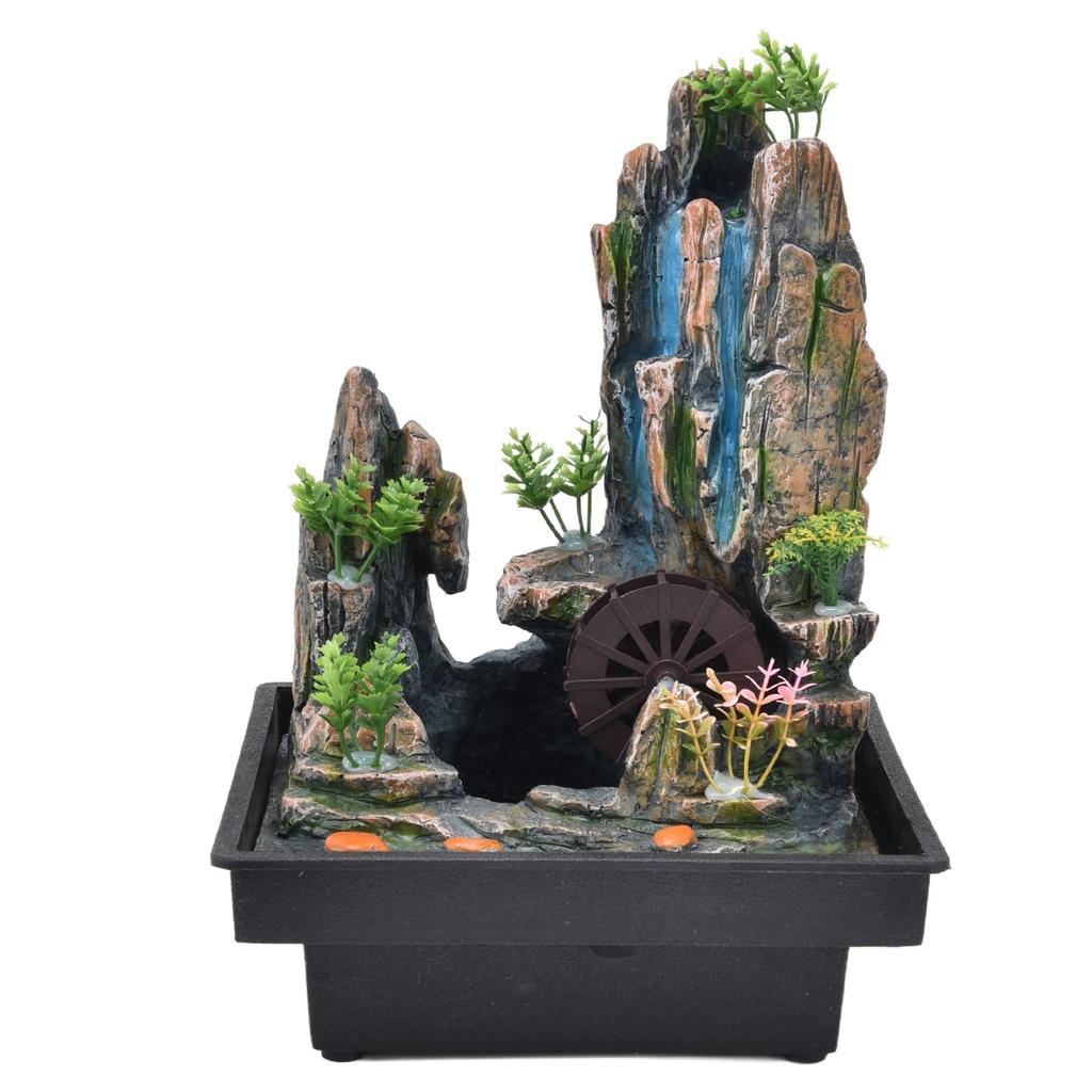 Смола настольный фонтан крытый водопад фонтан настольный рокарий Decoratops с распылителем для дома