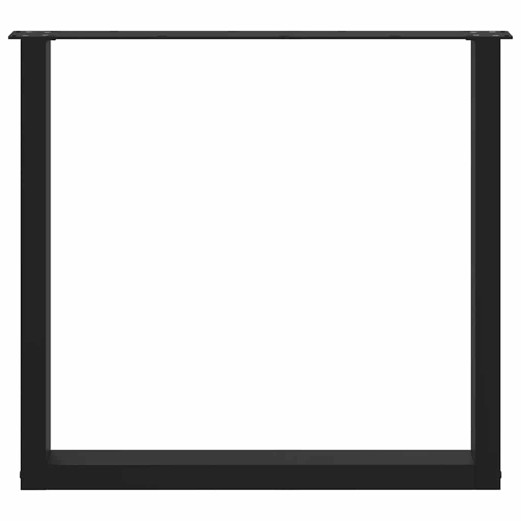 Vidaxl Nogi Do Stolika Kawowego, 3 Szt., Czarne, 90X(72-73) Cm, Stal
