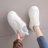 Thick-soled Little White Shoes Women's Versatile Spring and Autumn Muffin Breathable Casual Sports Board Shoes