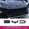 Для BYD Seal U Sealion 6 DM-i EV Song PLUS Автомобиля Черная Передняя Наклейка-Значок Черный Задний Шильдик Черный Воин Логотип Модификации Автомобиля