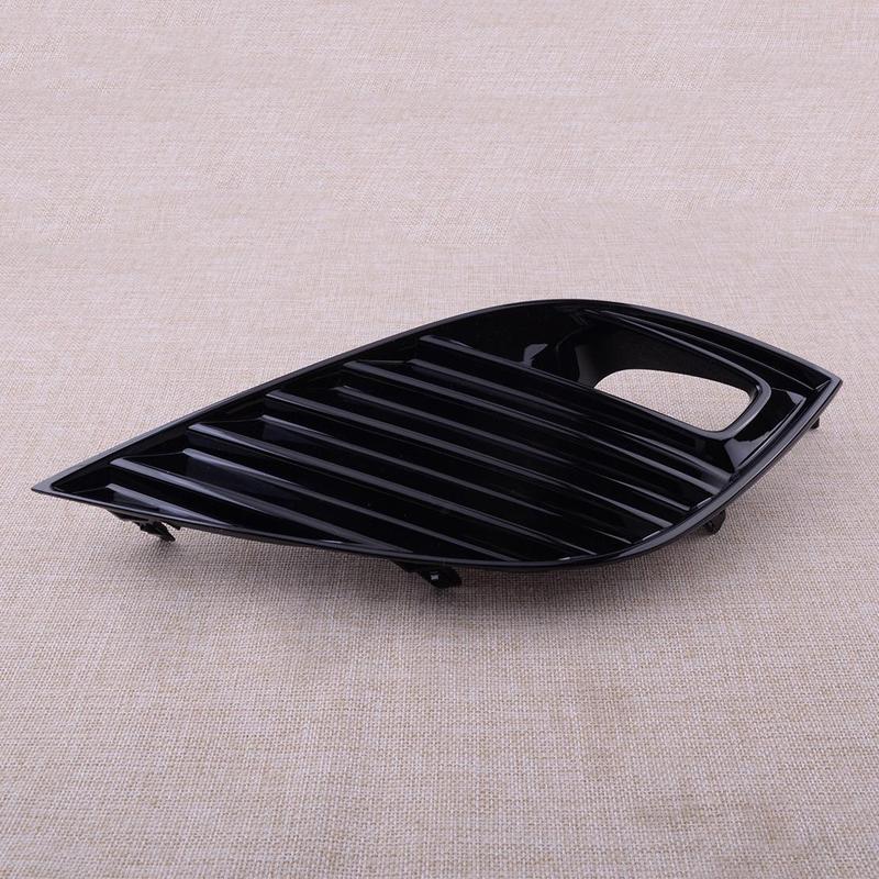 81481-06210 Front Right Fog Lamp Light Cover Grille Bumper Bezel With Hole Fit for Toyota Camry SE XSE 2018 2019 2020 Black ABS