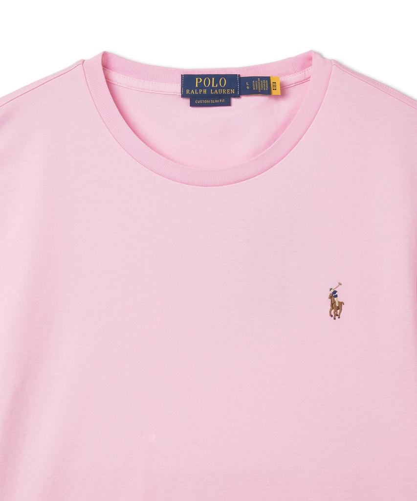 POLO RALPH LAUREN Custom Slim Soft Cotton Tee - Pink