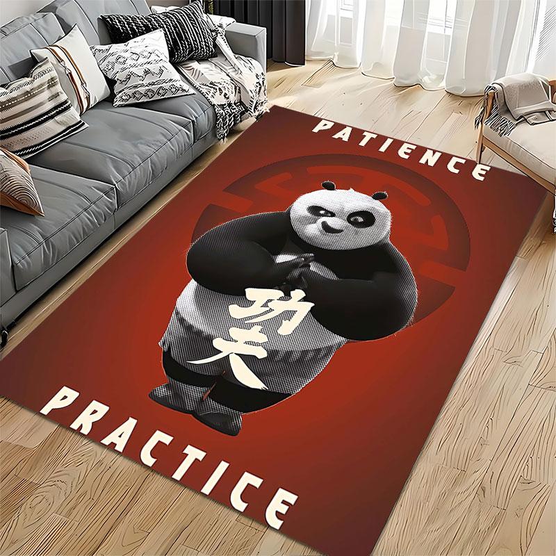 Kung Fu Panda Inspired Carpet suitable as a non-slip mat for the living room or bedroom sofa