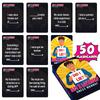 50 интерактивных карточек для настольных игр для лжецов, карточки с питьевыми наказаниями, питьевая игрушка-карты для встреч друзей