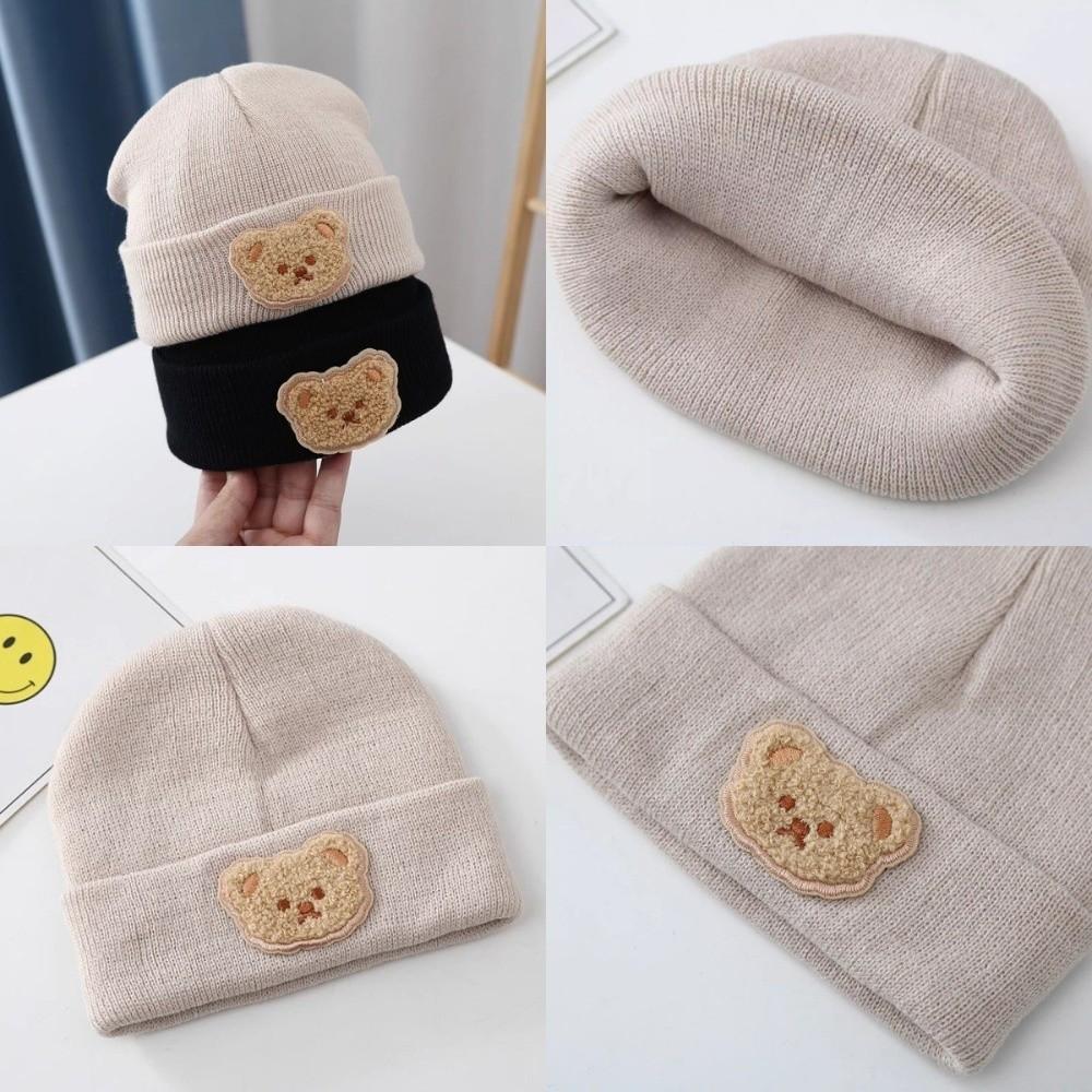 Ear Protection Newborn Baby Hat Soft Knitted Infant Toddler Hat Cute Winter Warm Cap Boys Girls