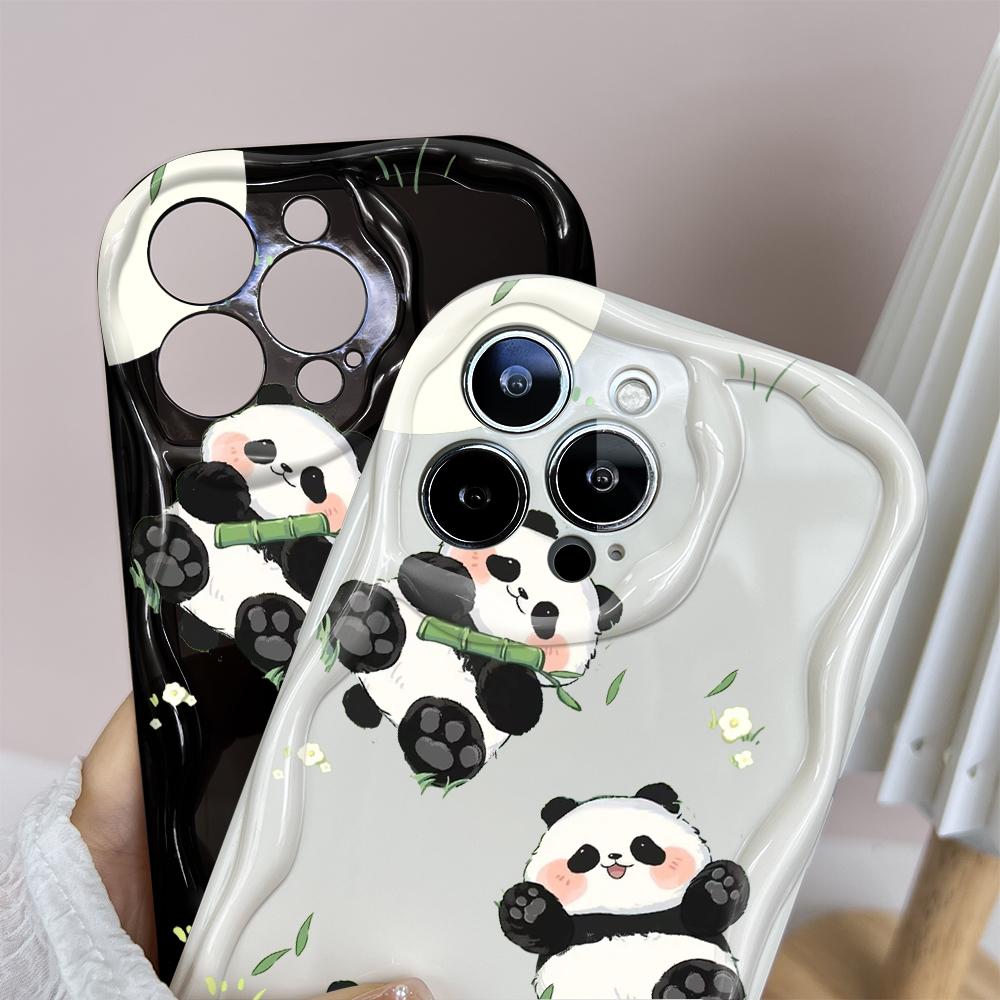 Мультяшный узор кремовая текстура чехол волнистый край мягкий силиконовый чехол для телефона чехол для iPhone Samsung Huawei Honor Xiaomi Redmi Infinix Tecno