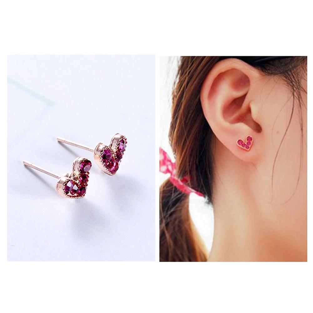 Серьги-гвоздики разных форм, набор из 6ти пар