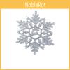 Christmas Party Decorations Snowflake Strips Transparent Plastic Festive Decor