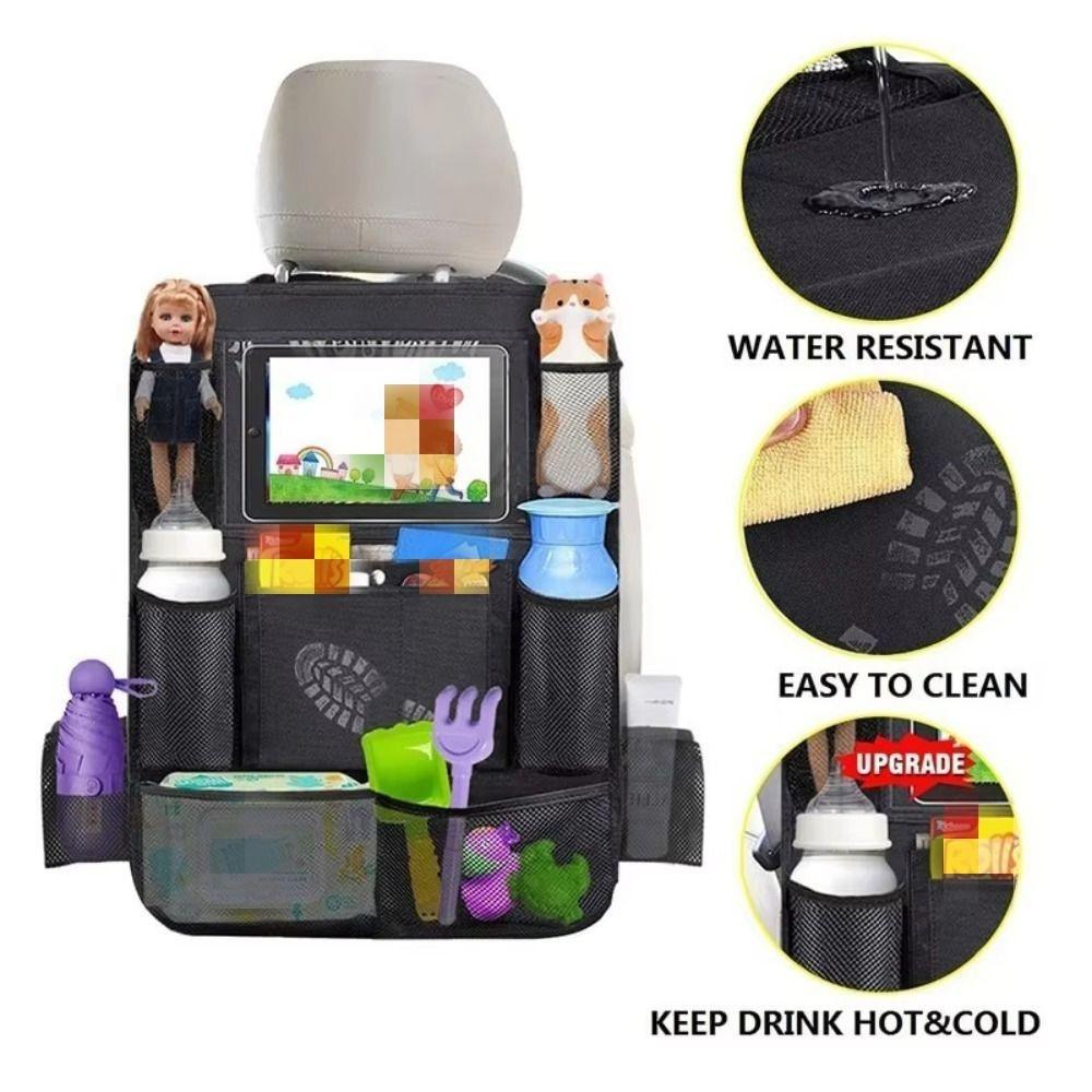 Car Accessories Car Backseat Organizer Cover Car Seat Back Protectors Sundries Storage Holder