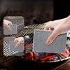 Barbecue Grill Cleaning,Floating Stone Barbecue Household Square Oil Stain Removal Cleaning Tool,Small Gray Brick Cleaning Brush