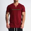 Do The Work Muscleguys Брендовая модная дышащая мужская футболка с v-образным вырезом Slim Fit для спортзала и спорта Повседневная летняя футболка для бодибилдинга и фитнеса с коротким рукавом