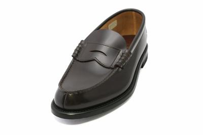 REGAL Shoes Лоферы из натуральной кожи Деловые туфли 2E 2177 Темно-коричневые [Regal] Мужские 23,5 см