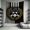 Udinese Calcio  Wall Hanging Printed Fabric Blanket Decorative Tapestries for Bedroom Living Room Home Decor