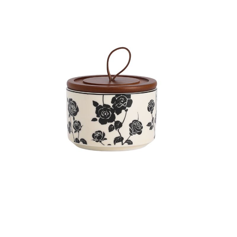 Хранение чая Керамическая емкость для хранения бытовая герметичная с высоким уровнем внешнего вида банка для кофе хранение продуктов