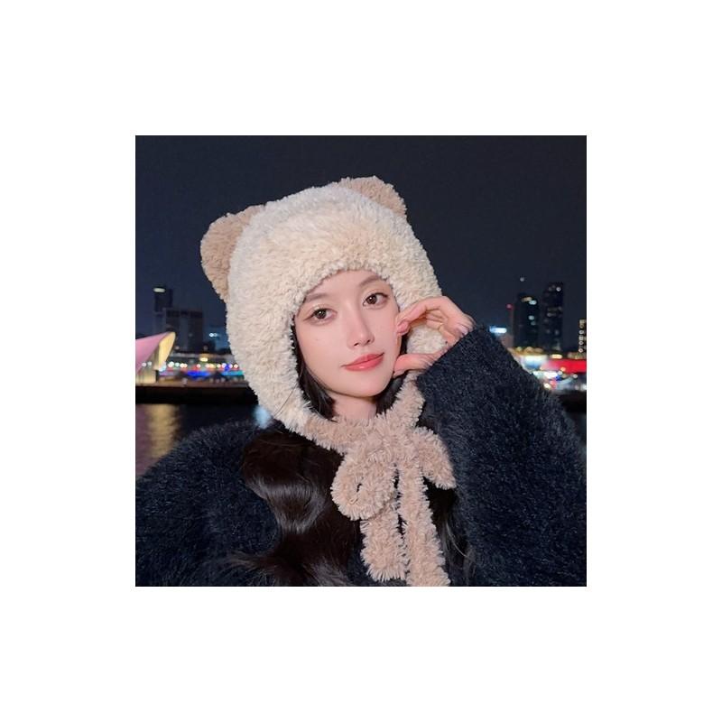 Winter Plush Cat Ear Hat With Warmth For Girls And Teens