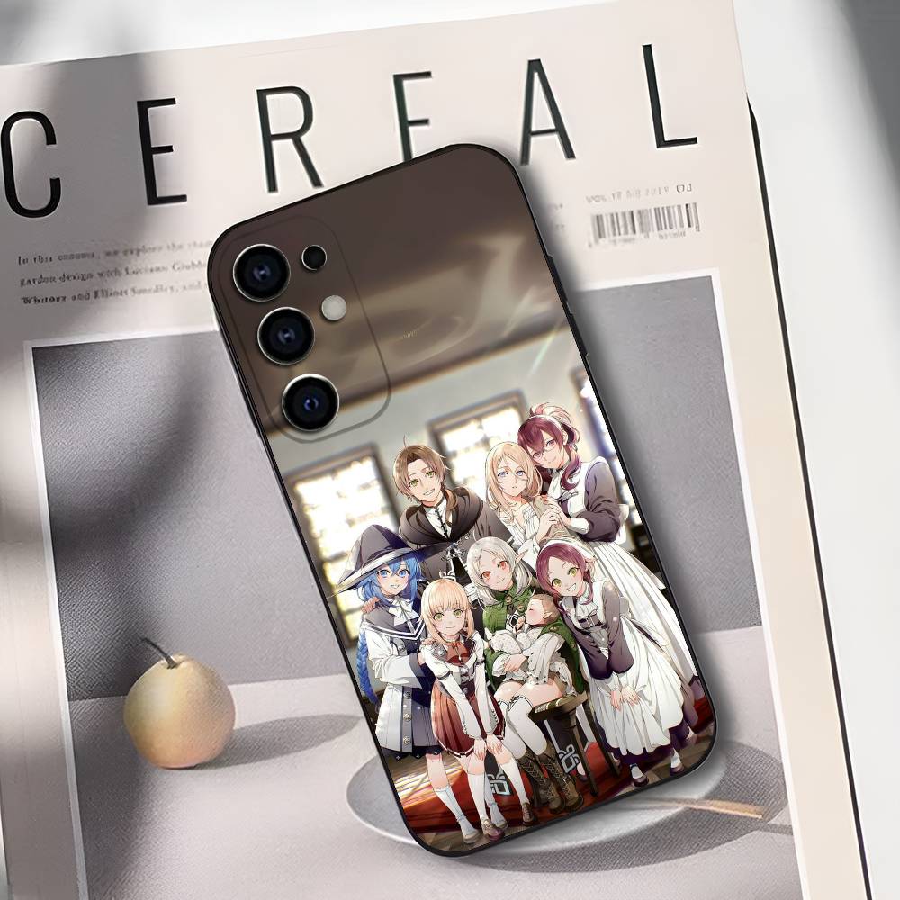 Чехол для телефона M-Mushoku Tensei Jobless Reincarnation для Samsung S25, S24, S21, S22, S23, S30, Ultra, S20, Plus, Fe, Lite, Мягкий Черный Чехол