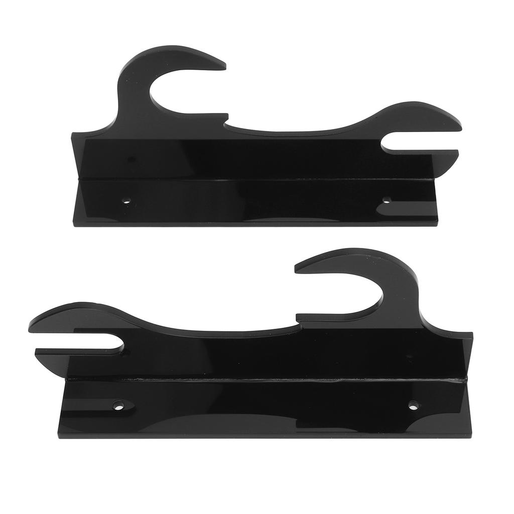 2 Pcs Samurai Knife Holder Wall Mounted Samurai Sword Holder Sword Wall Display Rack Black