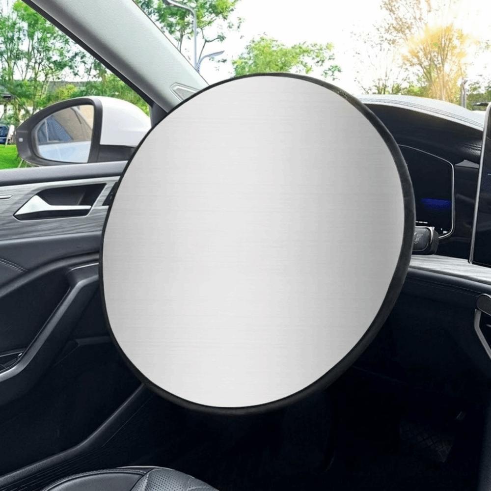 Heat-Resistant Car Steering Wheel Sunshade Cover Aluminum Foil Steering Wheel Cover Summer Use