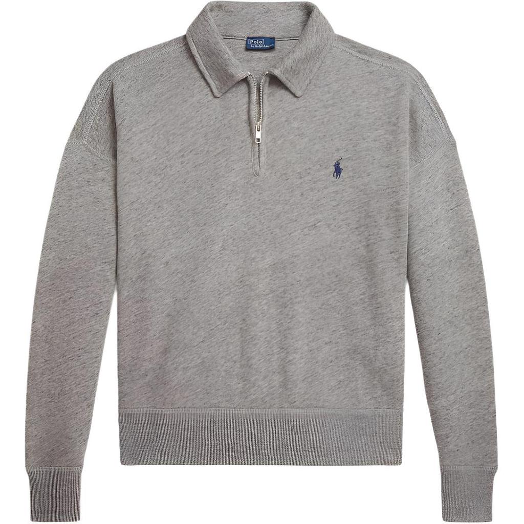 Polo Ralph Lauren FW25 Quarter-Zip Pullover Polo Shirt Women Tops WMPOKNINFB20820-020