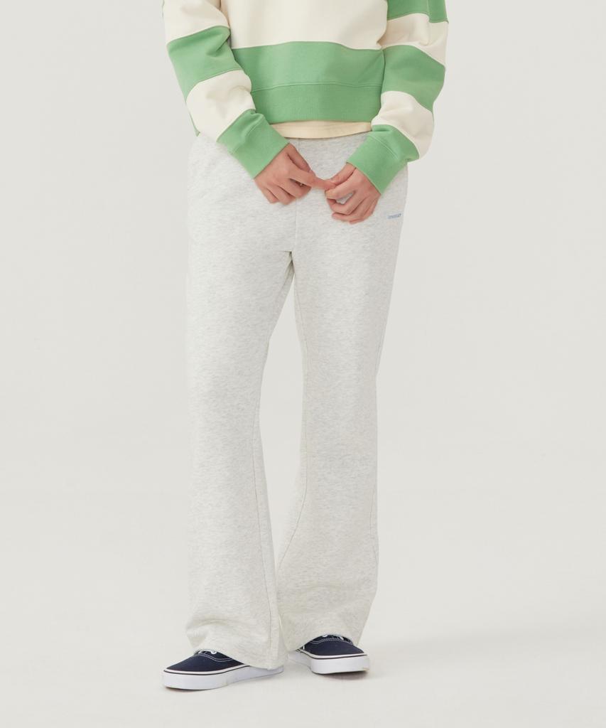 COVERNAT WOMAN Semi Bootcut Sweatpants Oatmeal