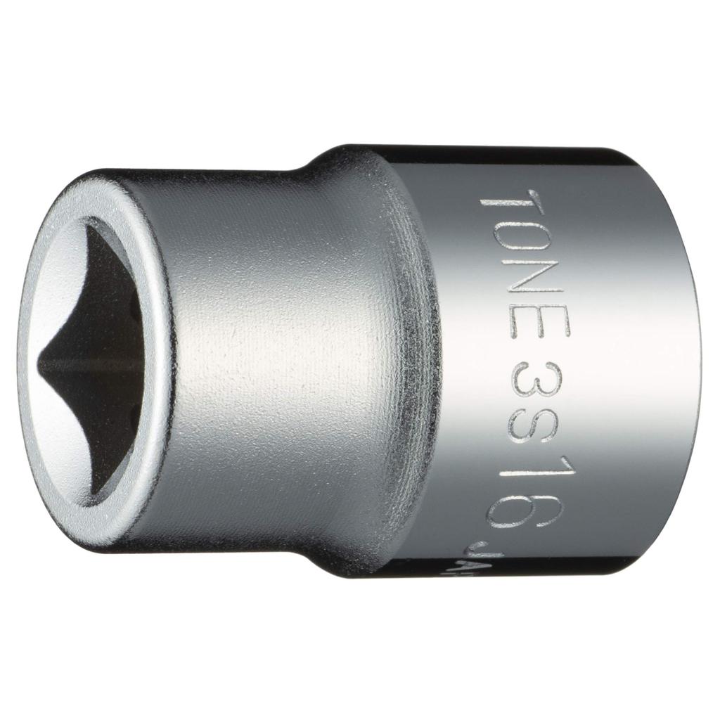 TONE Socket Insertion Angle Width Across Flats 16mm (hexagonal) 3S-16 9.5mm (3/8")