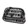 New Disney Mickey Series Fabric Shoulder Bag, Crossbody Bag, Shoulder Bag Regular Women's Black BMK-71659B