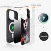 Catrina Beautiful Rose Girl Skull Phone Magnetic Case For IPhone 16 14 13 12 11 15 ProMax Plus For Magsafe Wireless Charge Cover