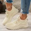 Shoes Women's New Cross-border Women's Shoes Light Mouth Simple Single Shoes Solid Color Versatile Casual Shoes Flying Woven Breathable Sports Shoes