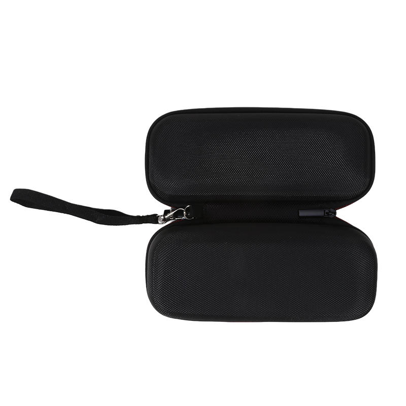 Black Audio Packaging Box Travel Zipper Audio Storage Protective Bag Hard Storage Case For Wireless Sound Box Bags