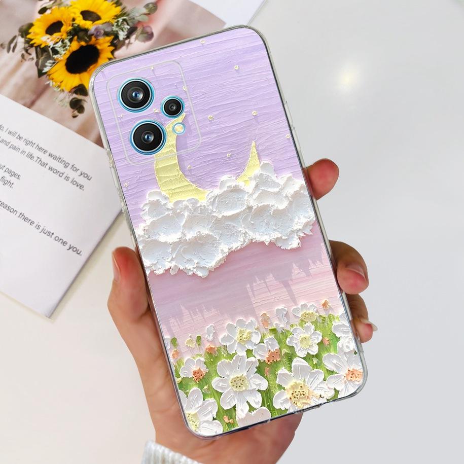 Чехол для OPPO Realme 9 Pro Plus 5G RMX3392 Модный силиконовый мягкий чехол с бабочкой для Realme 9 Pro+ Чехол Realme9 Ударопрочный Funda
