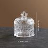 Transparent Glass Jar Storage Jar Wedding Candy Jar Wax Jar Glassware With Lid Spot Jewelry Boxes