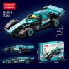 F1 Formula Six Гоночный Автомобиль Заводной Спортивный Автомобиль Модель из Строительных Блоков Образовательная Игрушка-Пазл для Детей - Качественная Игрушка для Мальчиков с Бесплатной Доставкой