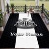 Custom Text Printed Rug Newcastle United FC Non Slip Floor Carpet For Home Room Decor