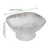 Fruit Basket Drainage Bowl Large Fruit Plate Vegetable Strainer Plate for Kitchen Counter Restaurant Veggies Fruits Parties