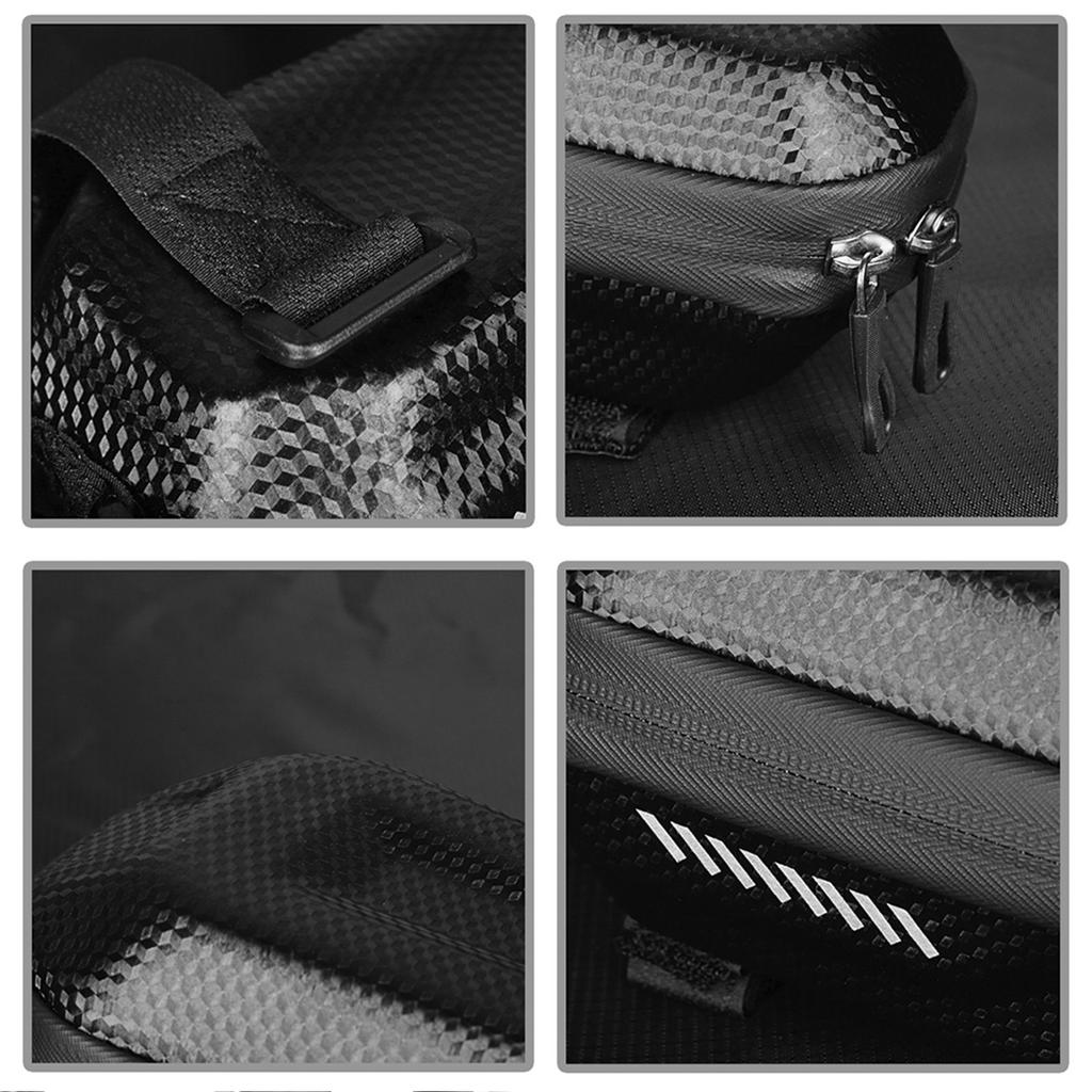 Bicycle Top Tube Bag MTB Road Cycle Rainproof Bike Front Beam Bag Bicycle Frame Bag Pouch