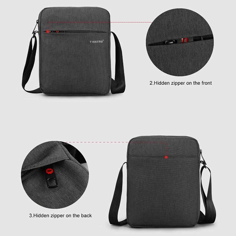 Бренд Tigernu, мужская сумка-мессенджер, водонепроницаемые сумки через плечо высокого качества для мужчин, деловые сумки через плечо, 2021, мужские мини-сумки