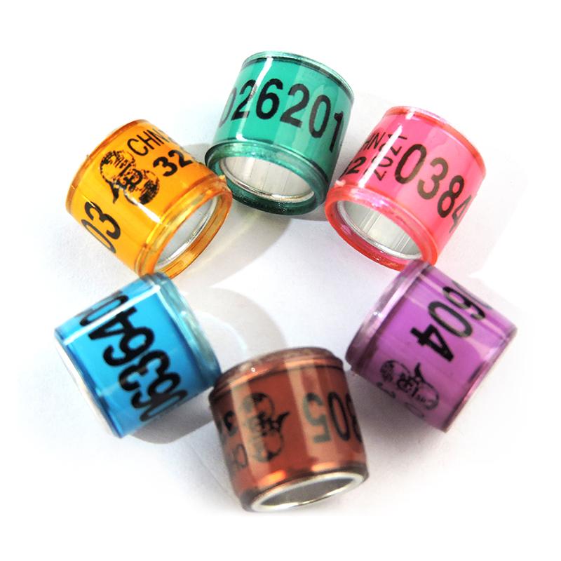 20 шт. Кольцо на ногу голубя со словом 2025 Качественное Прочное Кольцо для птиц Разноцветное