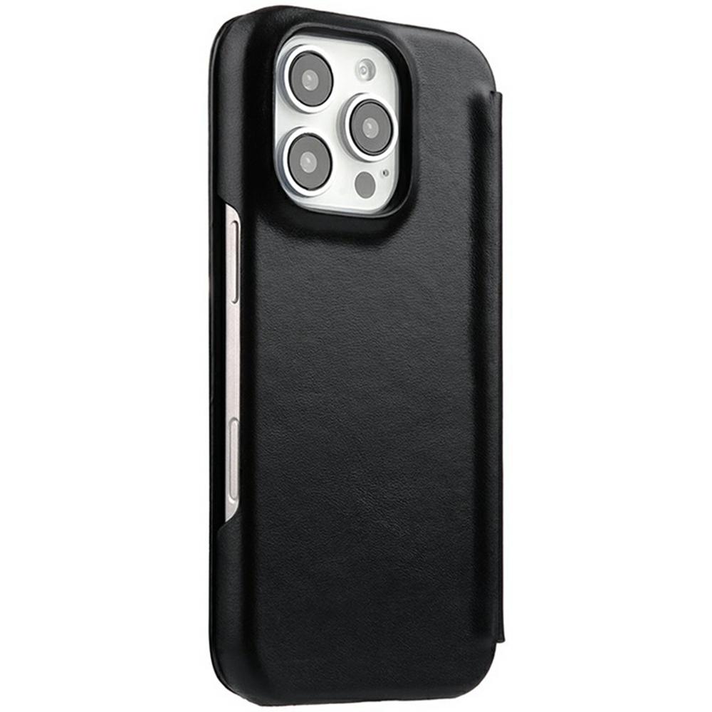 MELKCO Чехол для iPhone 16 Pro Max, совместимый с MagSafe, слоты для карт, чехол для телефона из натуральной коровьей кожи