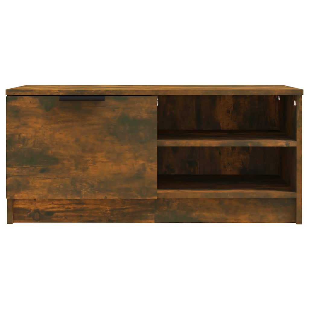 TV Cabinets 2 pcs Smoked Oak 80 x 35 x 36.5 cm Particleboard