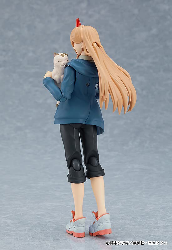Figma Человек-бензопила Пауэр Пластиковая Раскрашенная Фигурка Действия Без Масштаба