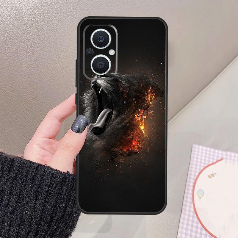 Чехол Lions для OPPO Reno 12 14 13 11 10 Pro 11F 12F 13F 14F 7 8 Lite Чехол OPPO Find X6 X5 X8 X9 Pro