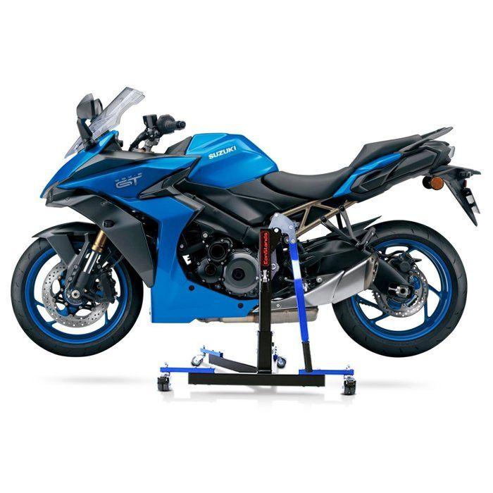 Bequille d'atelier Centrale CS Power Evo pour Suzuki GSX-S 1000 GT 22-25 bleu