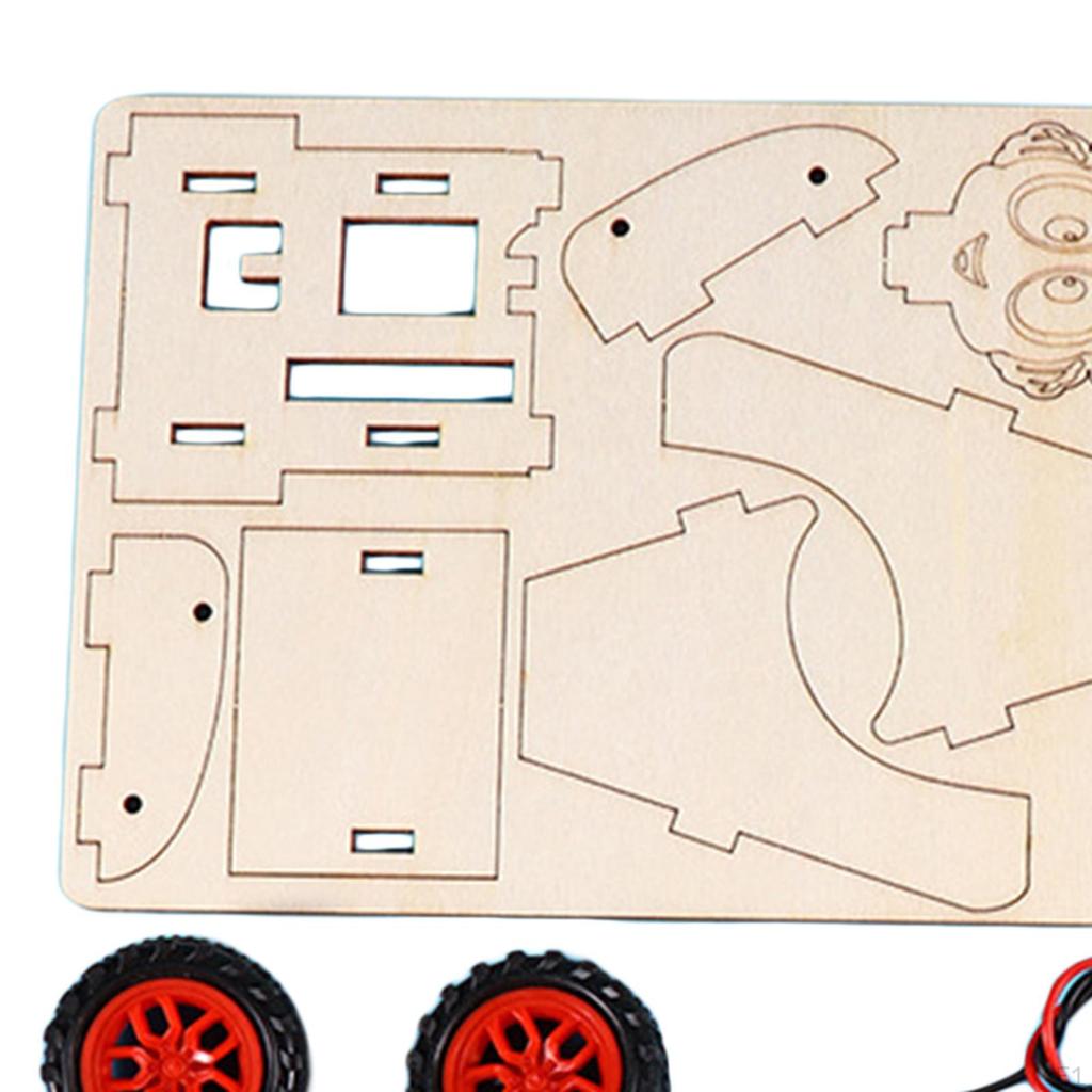 Food Delivery Robot Toy Solar Powered Preschool Learning Science Experiment Kits for Development