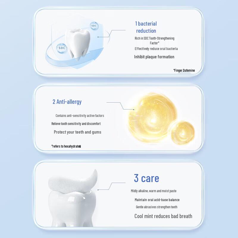 Cold Sensitive Anti-Plaque & Anti-Sensitivity Toothpaste