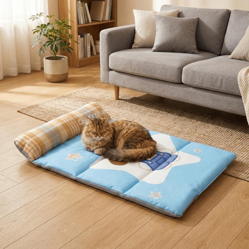 Anti-Slip Pet Sleeping Pad Breathable Dog Bed Pad Pet Ice Mat Pet Rest Cushion Kennel
