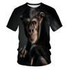 Tshirt Gorilla Monkey 3d Mens Digital Printed Short Sleeve Top Summer Tees Shirts Mens