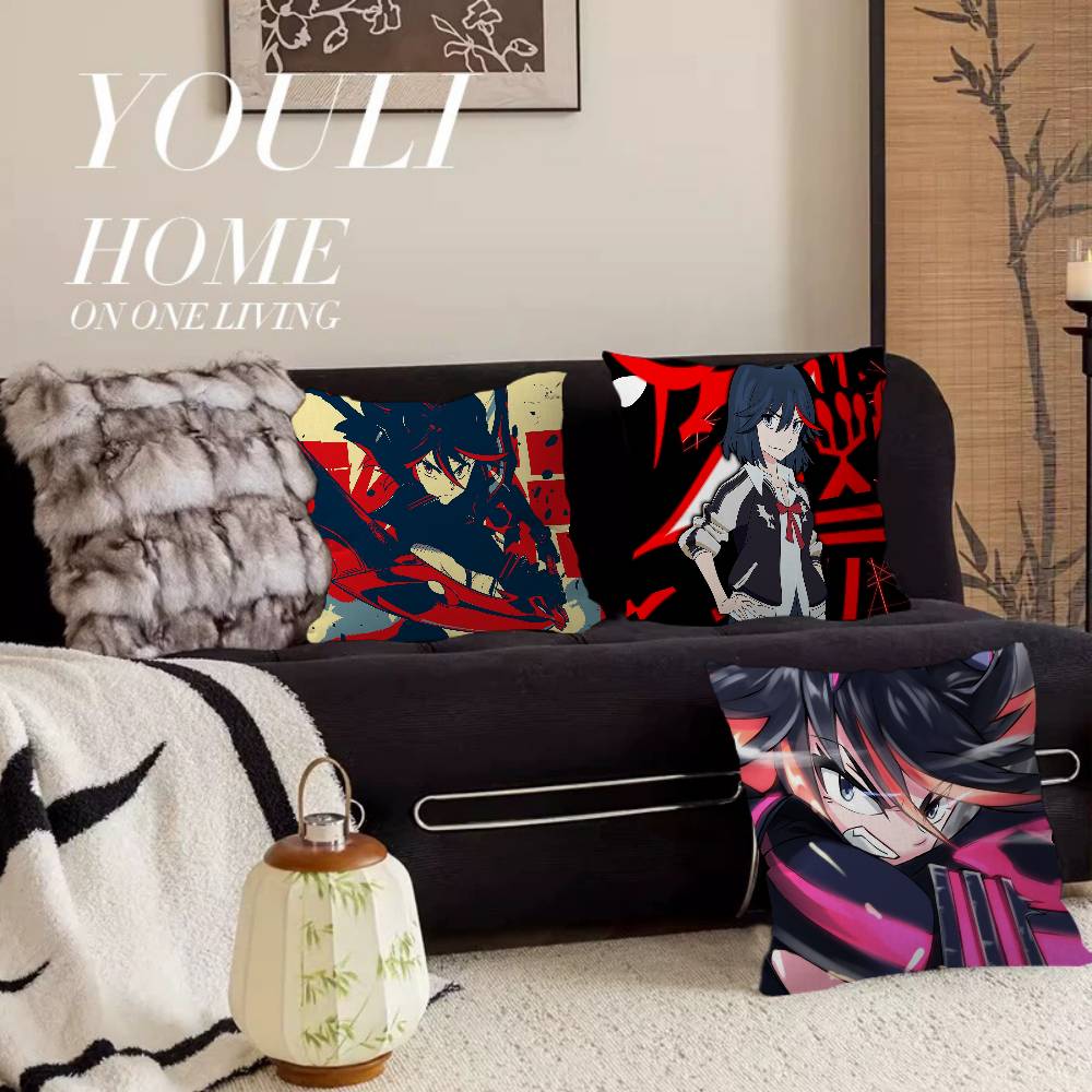 Kill La Kill Pillow Cushion Cover Pillowcase Living Room Sofa Home Decor