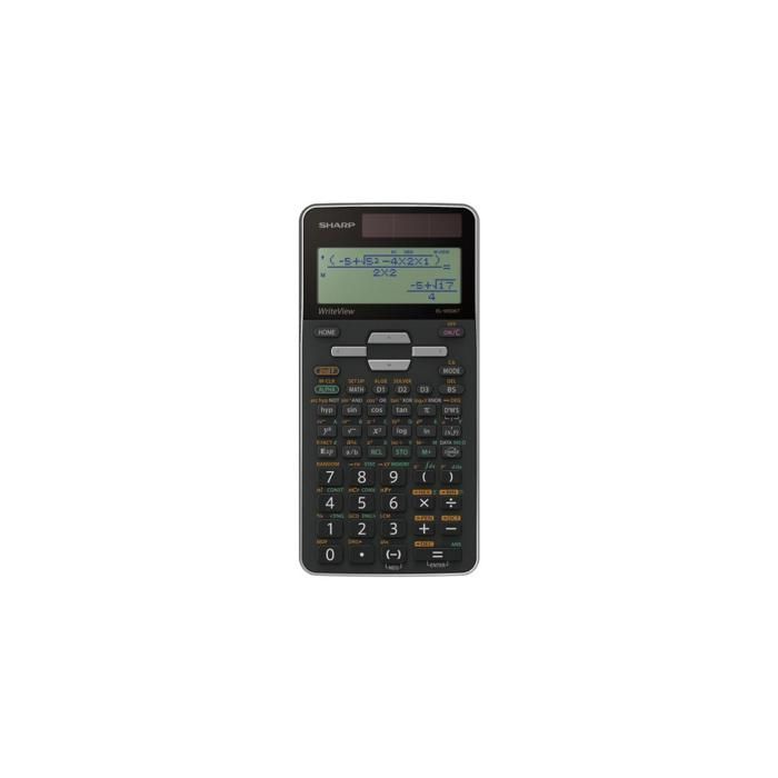 Calculatrice Scolaire - SHARP - EL-W506T-GY - Ecran LCD - Noir - Scientifique