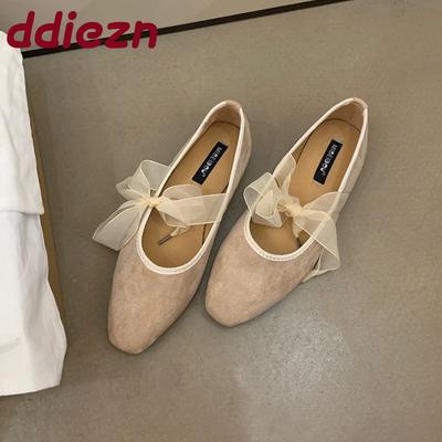 Модная женская обувь с круглым носком, женские балетки с бантом-бабочкой, модные женские балетки Мэри Джейн с неглубоким вырезом, обувь слипоны