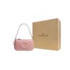 Coach Nolita 19 Однотонный Письмо Большой Логотип Стеганый На молнии Хранение Сумка-тоут Маленькие Женские сумки Светло-розовый CJ527-SVLP